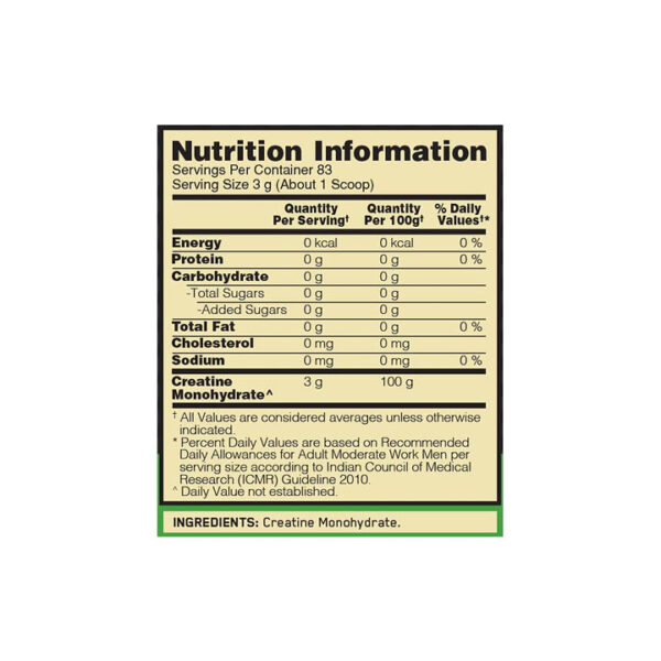 ON Micronized Creatine Powder 250g - Image 3