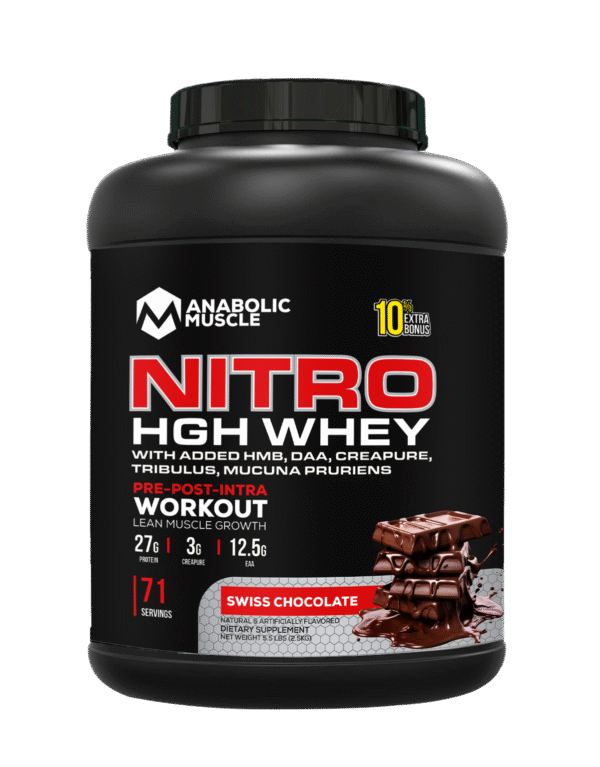 ANABOLIC MUSCLE NITRO HGH WHEY 2.5KG 71 SERVINGS