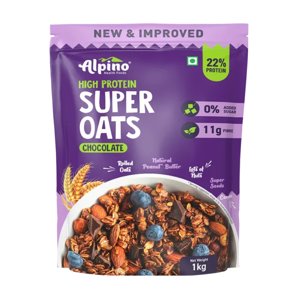 Alpino High Protein Super Rolled Oats Chocolate 1kg