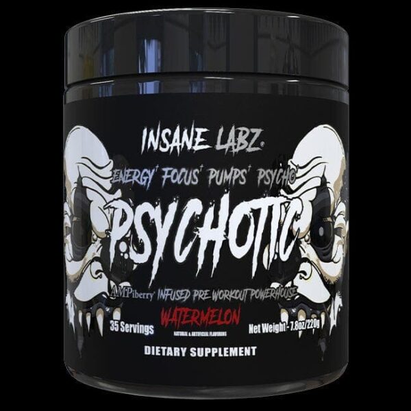 INSANE LABZ PSYCHOTIC BLACK | PRE-WORKOUT| 35 SERVINGS
