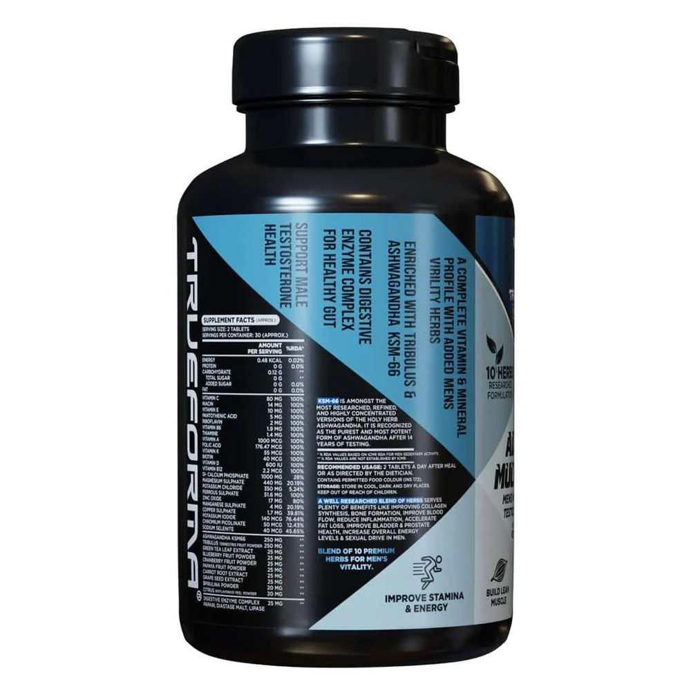 Trueforma® Advance Multi + Test – Wellness & Vitality Support - 60 Tabs - Image 5