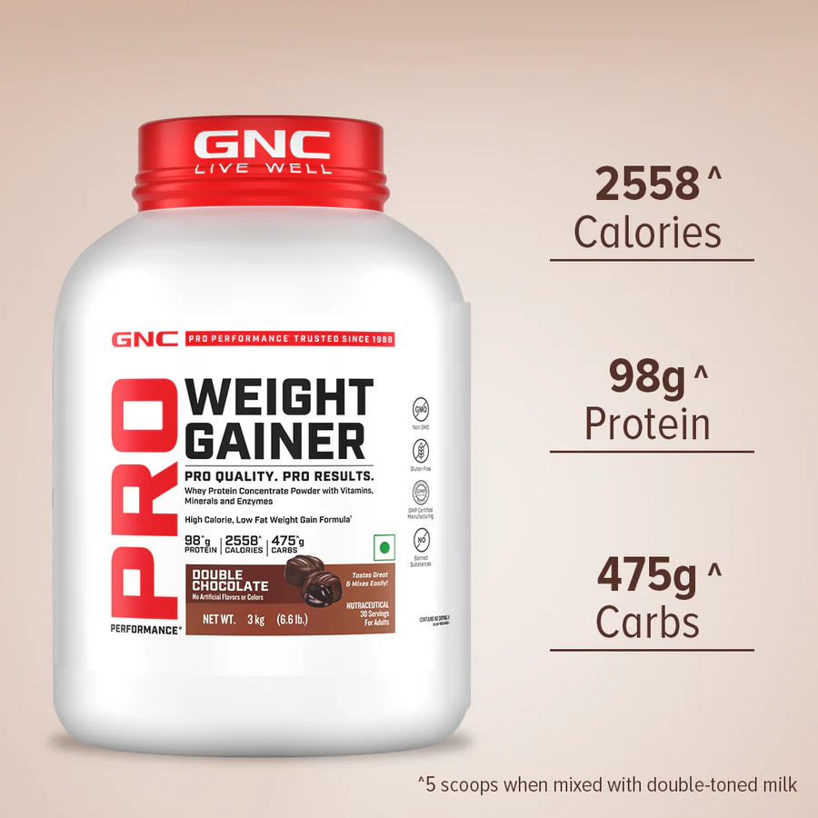 GNC Pro Performance Weight Gainer – 3 kg (New) - Image 4