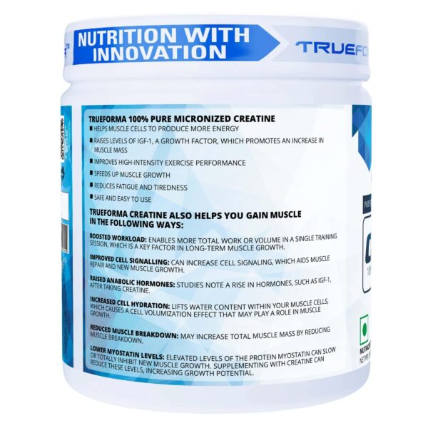 Trueforma® Creatine Powder – 100% Micronized | 83 Servings - Image 3