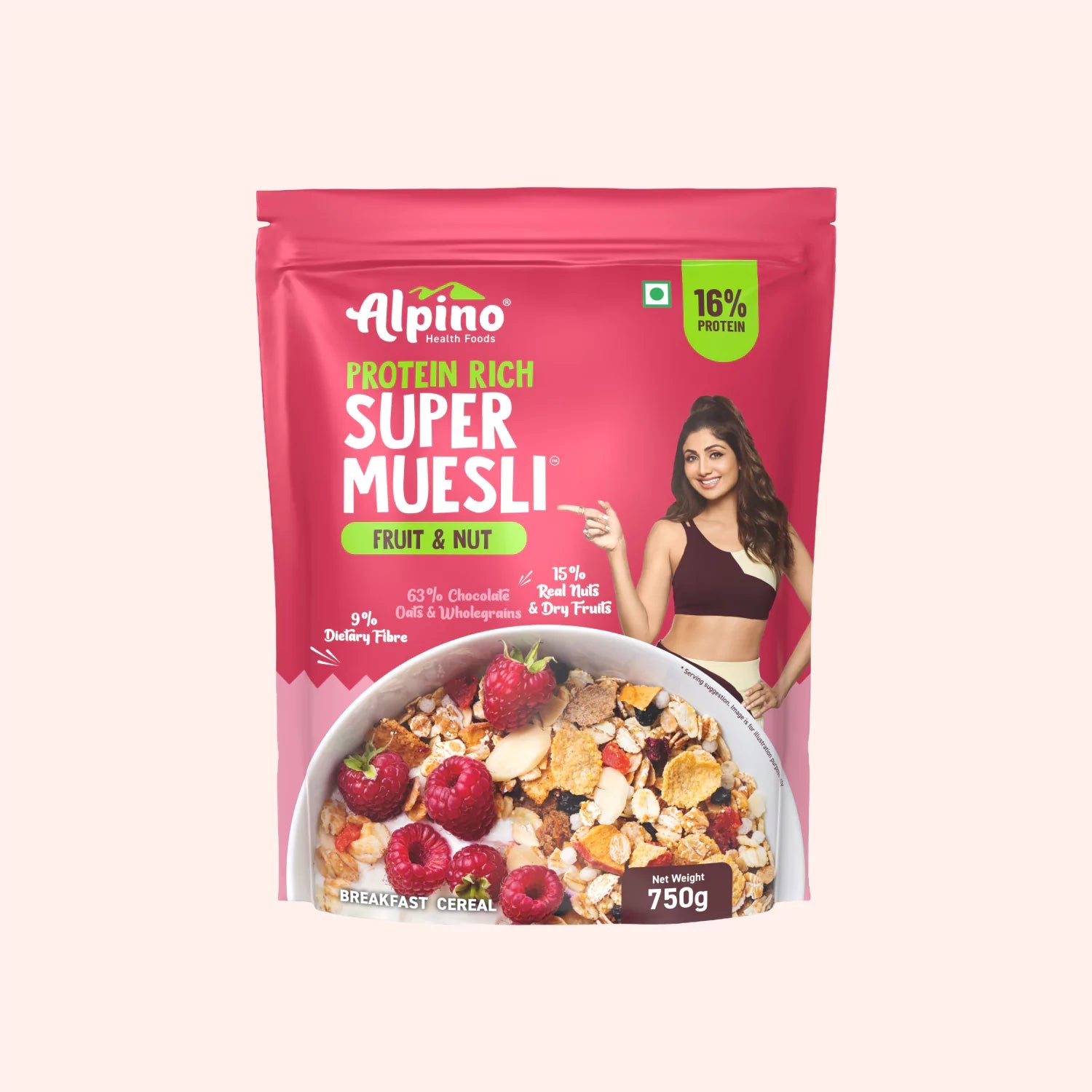 Alpino High Protein Super Muesli Fruit & Nuts – 750g