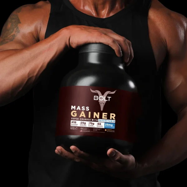 Bolt Mass Gainer | For Muscle Gainer & Weight Gain | USA Formulation & Origin - 5Lbs - Image 6