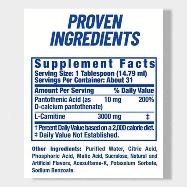 Ronnie Coleman L-Carnitine XS 3000 | 473 ml - Image 3