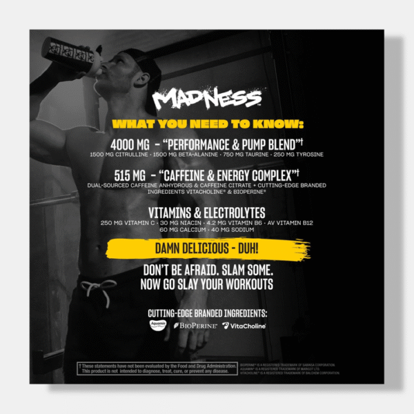 Mutant Madness Pre‑Workout 225g - Image 6