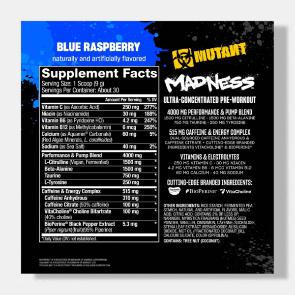 Mutant Madness Pre‑Workout 225g - Image 4