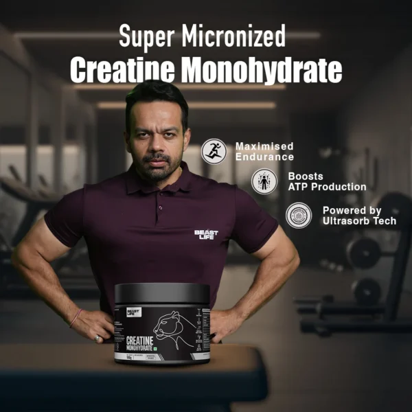 BeastLife Creatine Monohydrate – 100g (Unflavoured) - Image 7