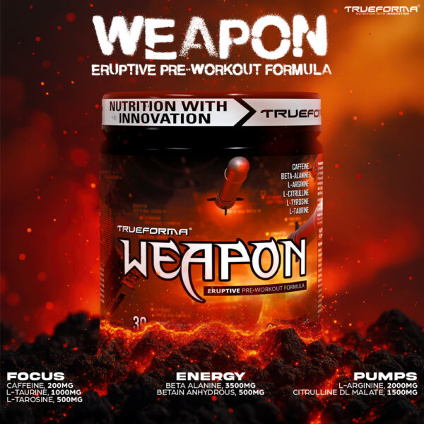 Trueforma Weapon Pre‑Workout Formula (30 servings) - Image 6