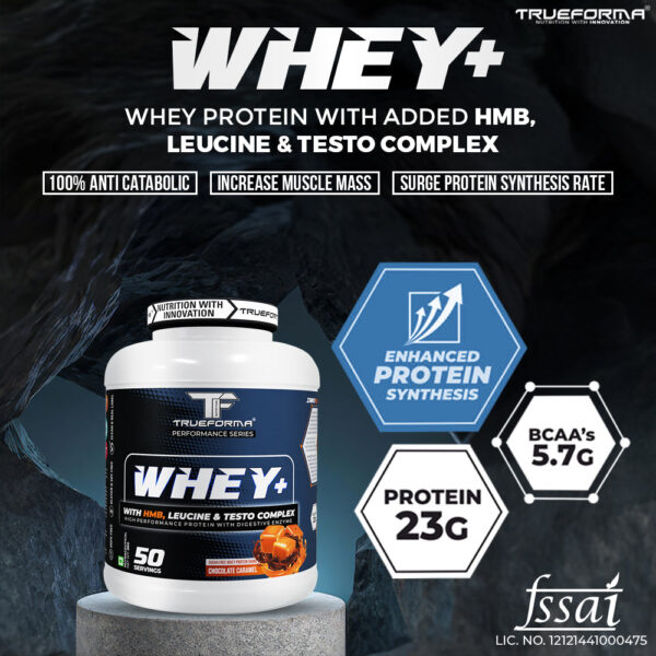 Trueforma® Whey+ Protein with HMB, Leucine, Ginseng & Tribulus 50 Serving - Image 3