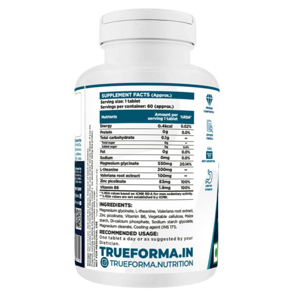 Trueforma ZMA Enhanced 60 Tablets - Image 4