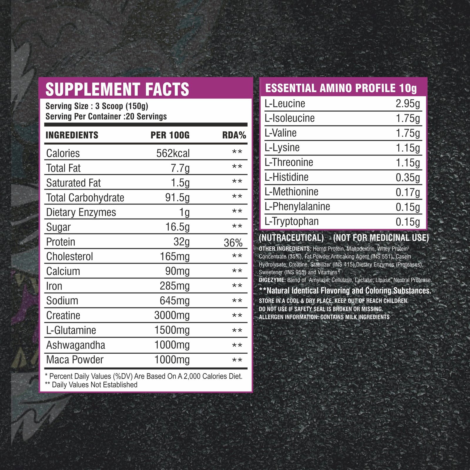 THE FORMULATOR BLACK LIMITED MASS GAINER - 3KG - Image 5