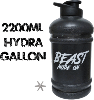 Gallon Shaker Bottle - 2.2 L (Matte Black)