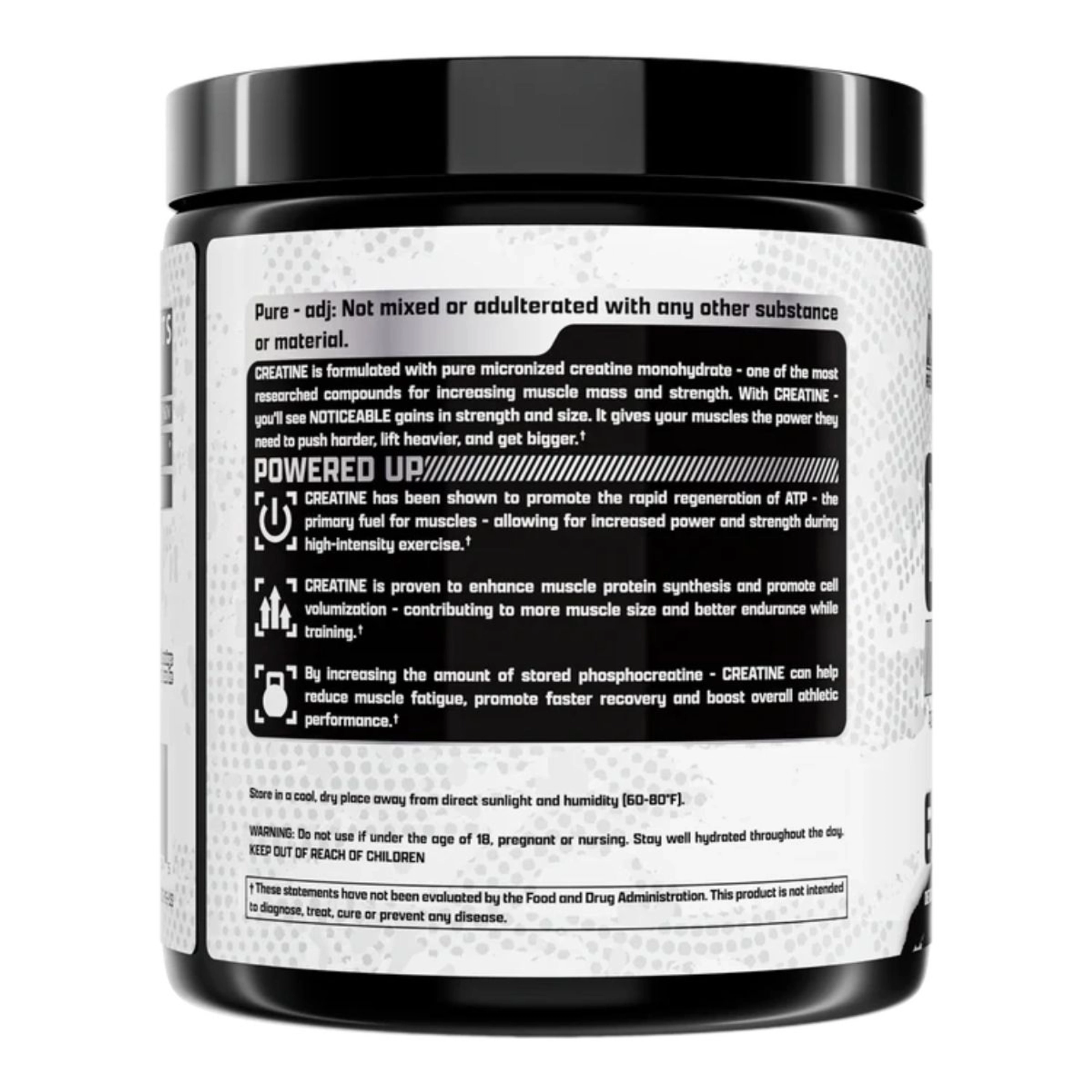 Nutrex Research Creatine Monohydrate Unflavoured 60 Servings - Image 4