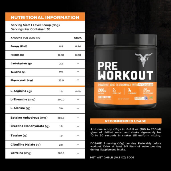 Bolt Pre-Workout Powder - 30 Servings - Image 4