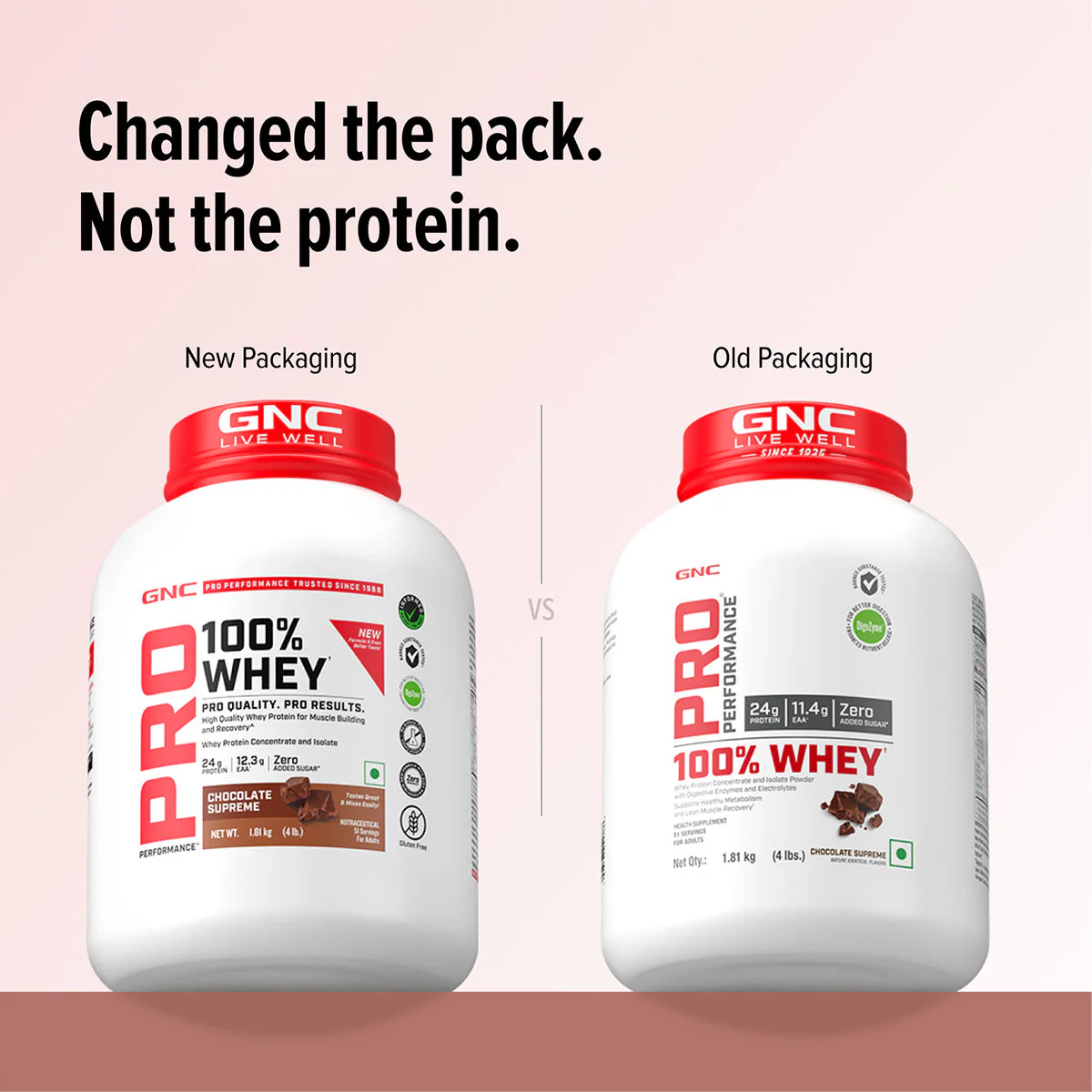 GNC Pro Performance 100% Whey Protein 4 lbs - Image 2