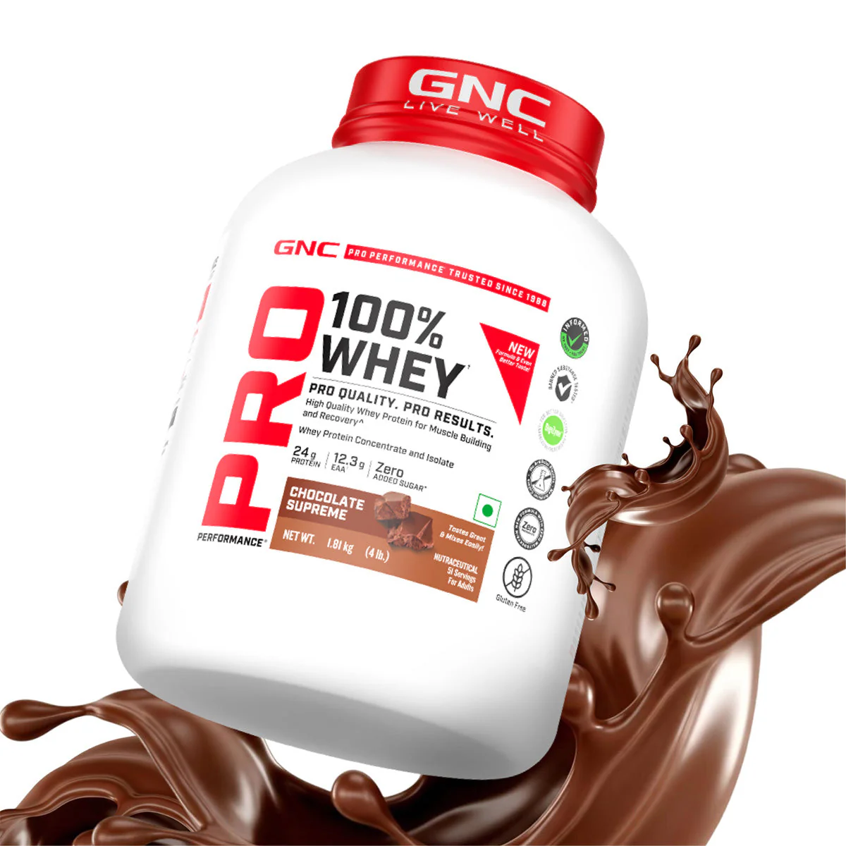 GNC Pro Performance 100% Whey Protein 4 lbs