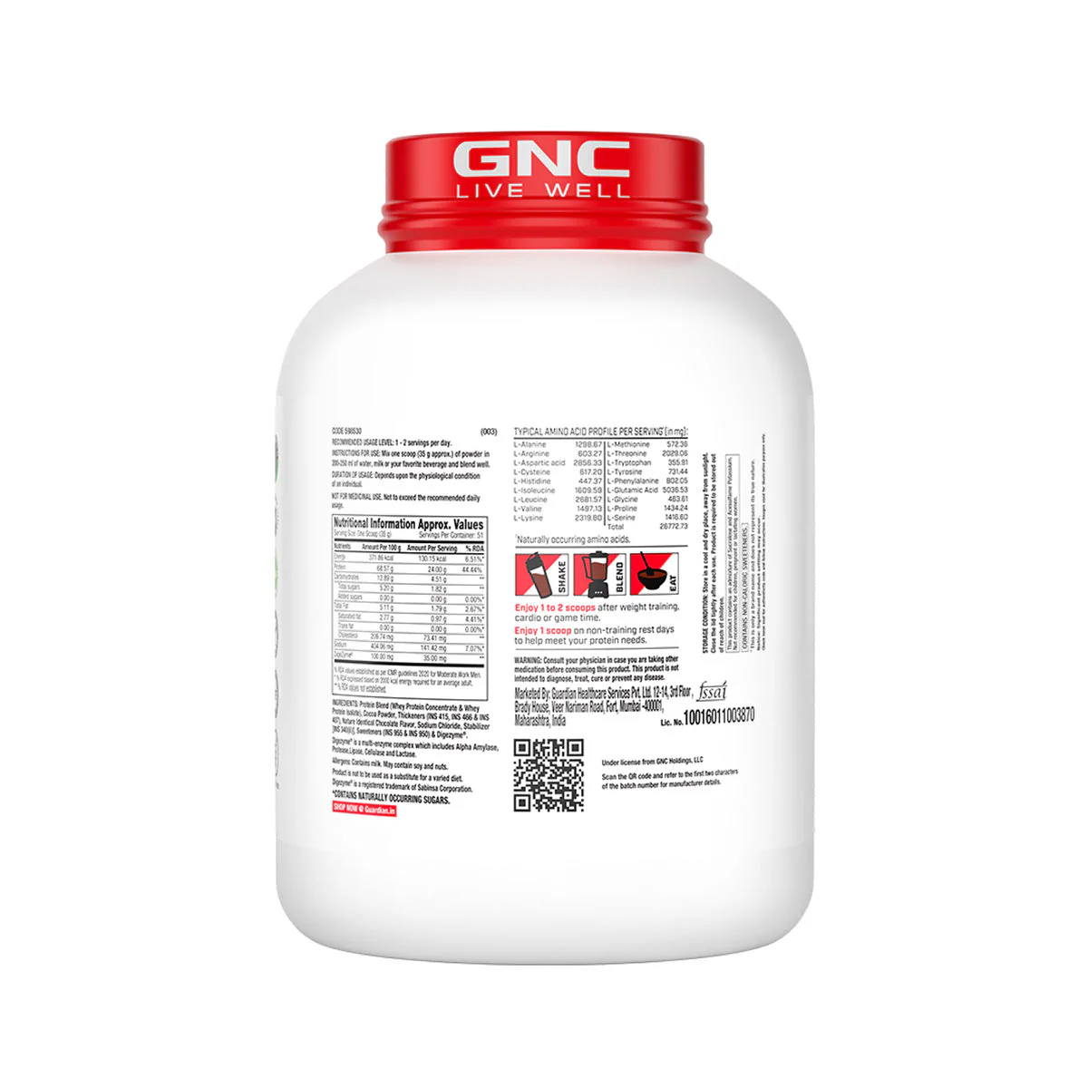 GNC Pro Performance 100% Whey Protein 4 lbs - Image 3