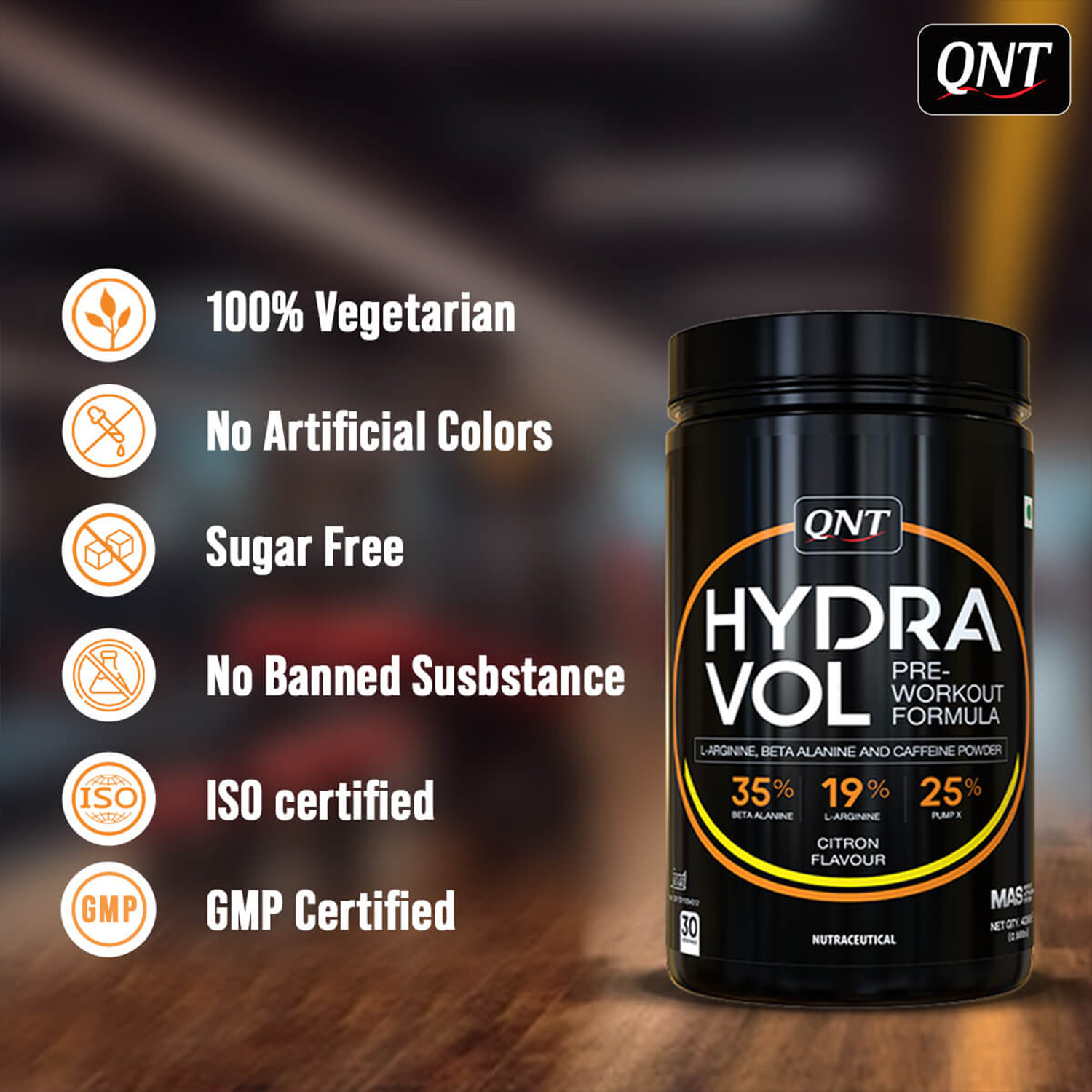 QNT Hydravol Pre-Workout Powder - FREE WHEY SAMPLE - Image 6