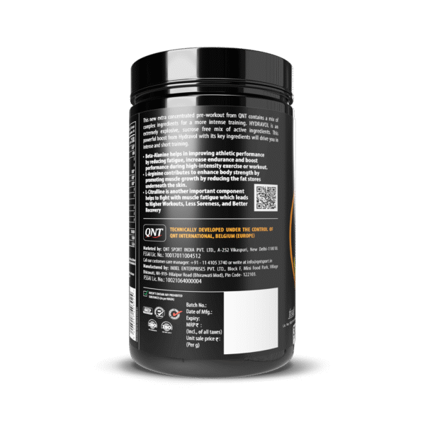 QNT Hydravol Pre-Workout Powder - FREE WHEY SAMPLE - Image 5
