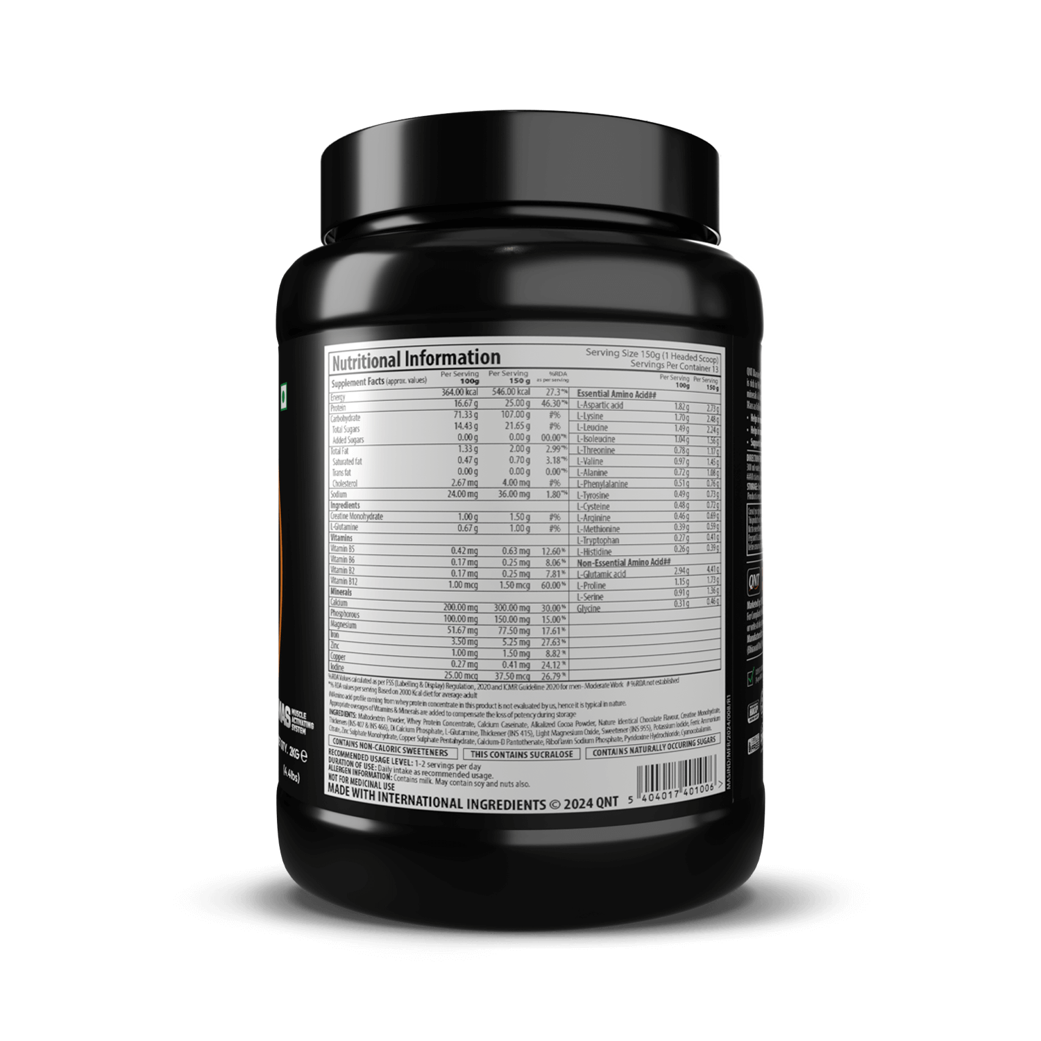 QNT Massive Mass Muscle Mass Gainer - Image 4