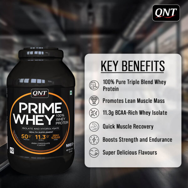 QNT Prime Whey Triple Blend Isolate Protein - Image 7