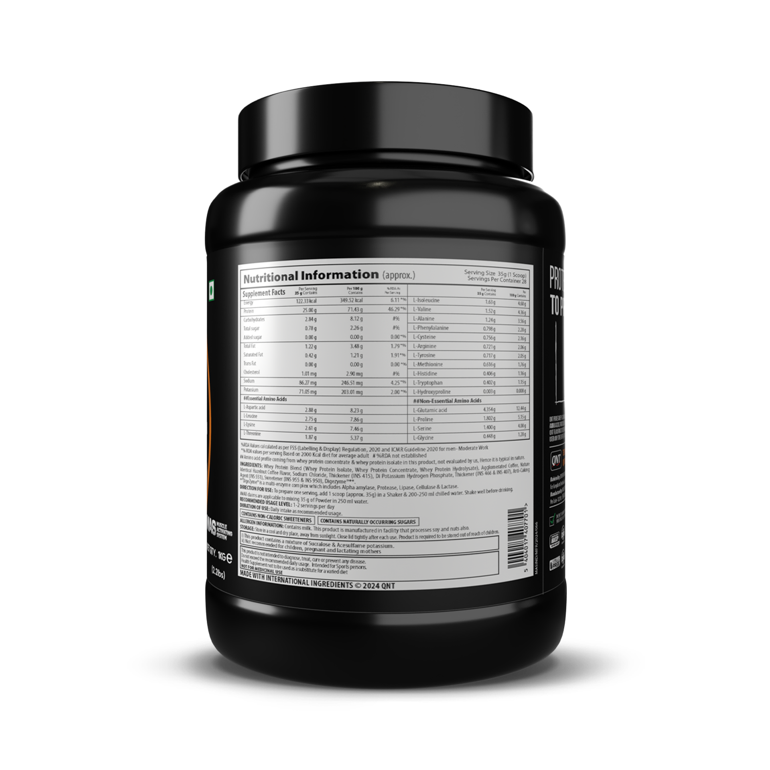 QNT Prime Whey Triple Blend Isolate Protein - Image 4