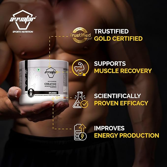 Avvatar Creatine Monohydrate – 100 g - Image 4