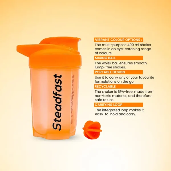 Steadfast NUTRITION Protein Shaker Bottle - 400 ml - Image 6