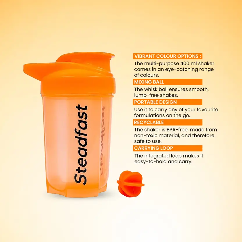 Steadfast NUTRITION Protein Shaker Bottle - 400 ml - Image 6