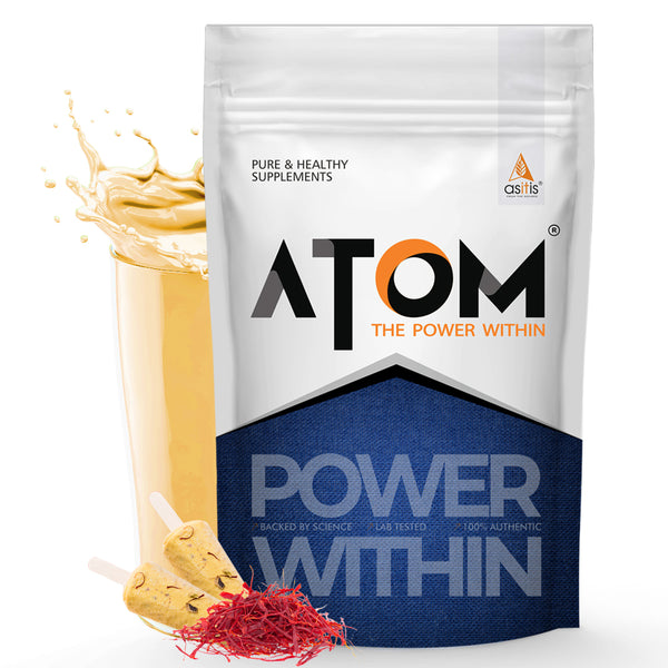 AS-IT-IS Nutrition Atom PWR Whey Protein 1kg | 24g Protein, 11g EAA, Digestive Enzymes | Muscle Gain, Lean Mass & Fast Recovery Whey Protein Powder India