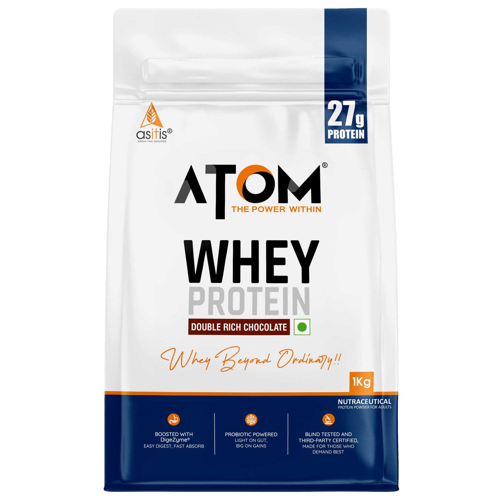 AS-IT-IS ATOM Whey Protein with Digestive Enzymes