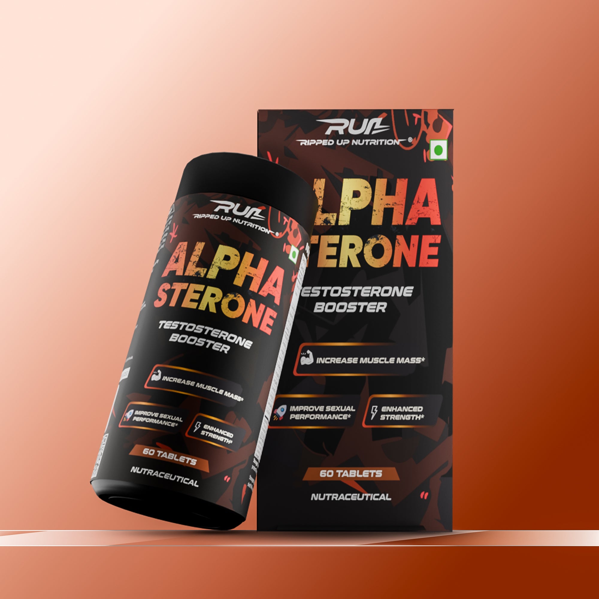 Ripped Up Nutrition Alpha Sterone Testosterone Booster - 60 Tablets - Image 5