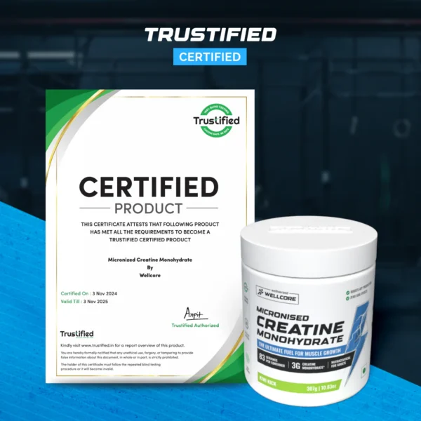 Wellcore Pure Micronised Creatine Monohydrate — 307 g (Kiwi Kick) - Image 5