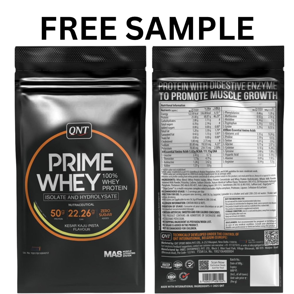 QNT Hydravol Pre-Workout Powder - FREE WHEY SAMPLE - Image 2