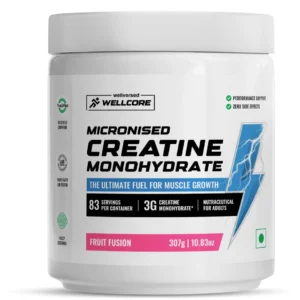Wellcore Pure Micronised Creatine Monohydrate — 307 g (Fruit Fusion)