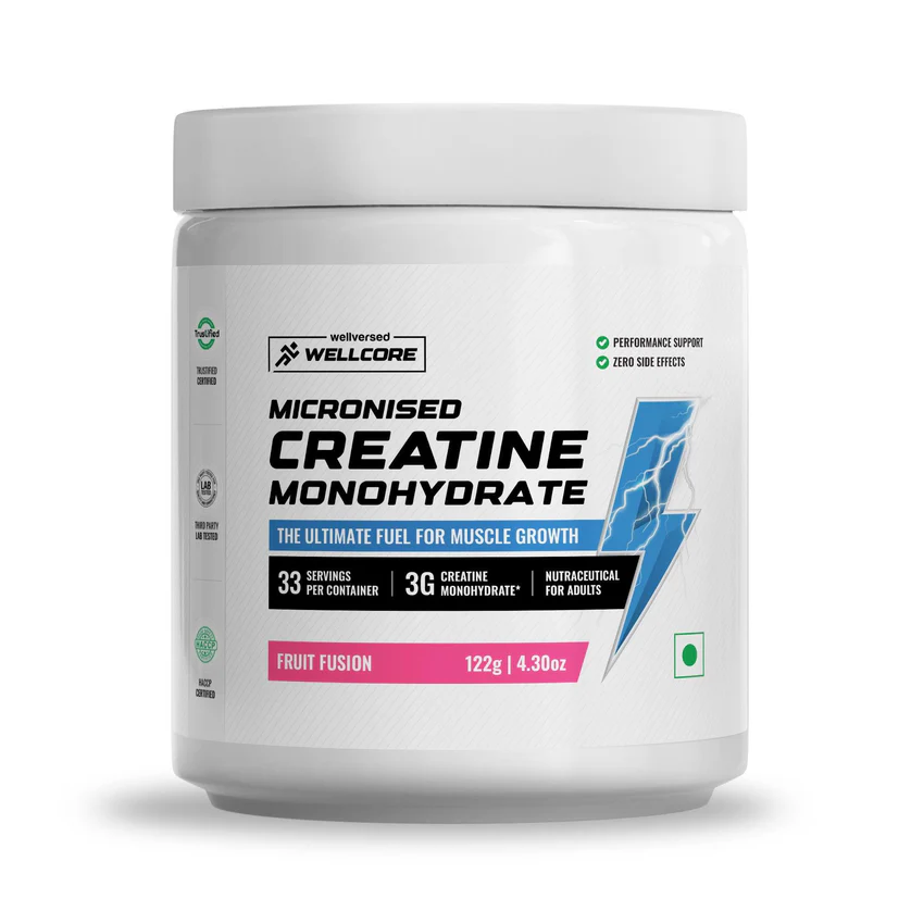 Wellcore Pure Micronised Creatine Monohydrate — 122 g (Fruit Fusion)