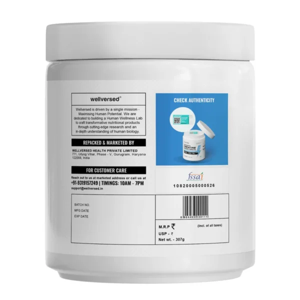 Wellcore Pure Micronised Creatine Monohydrate — 307 g (Fruit Fusion) - Image 4