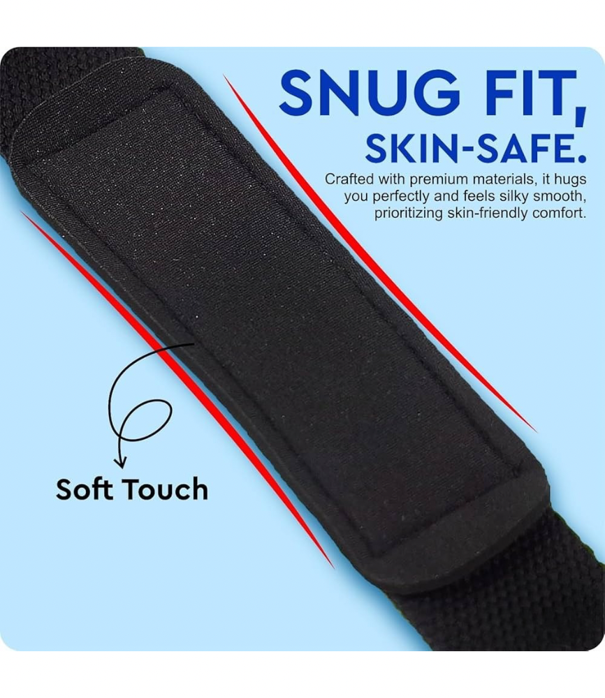 Sports Premium Lifting Straps, Powerlifting Wrist Supporter - Image 3