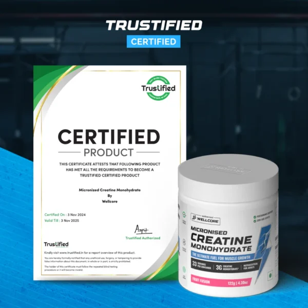 Wellcore Pure Micronised Creatine Monohydrate — 122 g (Fruit Fusion) - Image 8