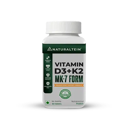 Naturaltein Vitamin D3 + K2 – 60 Tablets