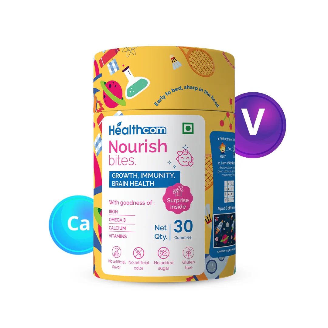 Healthcom Nourish Bites Gummies - Kids - Multivitamin (30 Gummies) - Image 2
