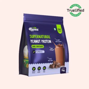 Alpino Supernatural Peanut Protein Powder - Dark Chocolate (1 kg)