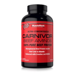 Musclemeds Carnivor Beef Aminos 300 Tablets - USA