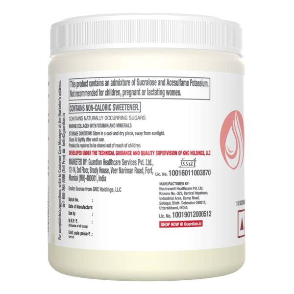 GNC Marine Collagen Hydrolyzed Peptides - 200 g (Orange) - Image 3