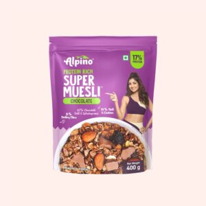 Alpino High Protein Super Muesli Nut & Cookies – 400g
