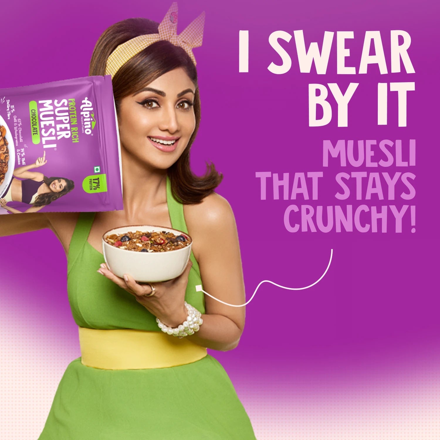 Alpino High Protein Super Muesli Nut & Cookies – 400g - Image 4