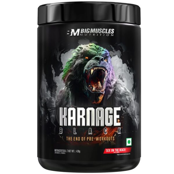 Karnage Black Pre-Workout - SEX ON THE BEACH - (420 g)