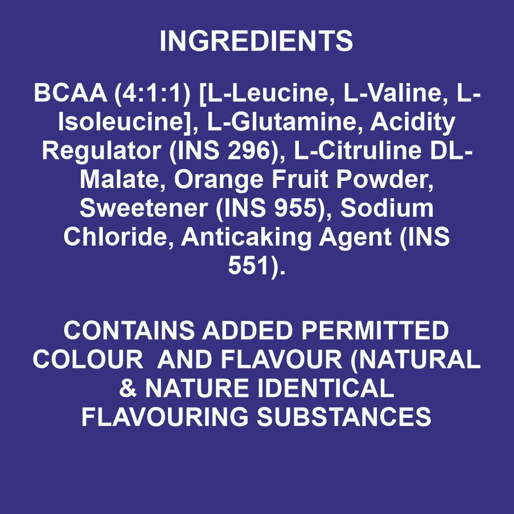 Ripped Up Nutrition BCAA + Glutamine + Citrulline Malate - 300 g - Image 4
